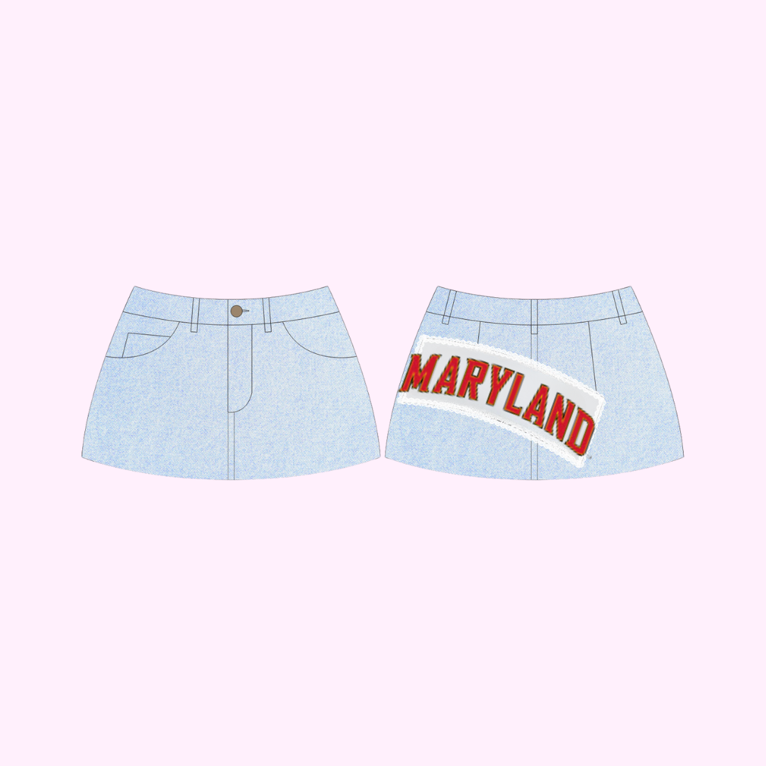Maryland Vintage Denim Skirt