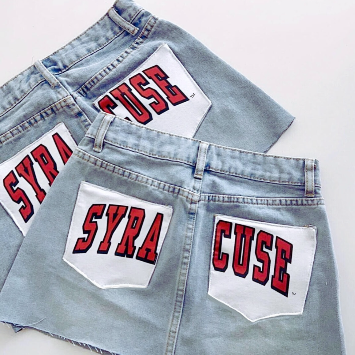 Syracuse Pocket Mini Denim Skirt (2 pocket) *preorder*