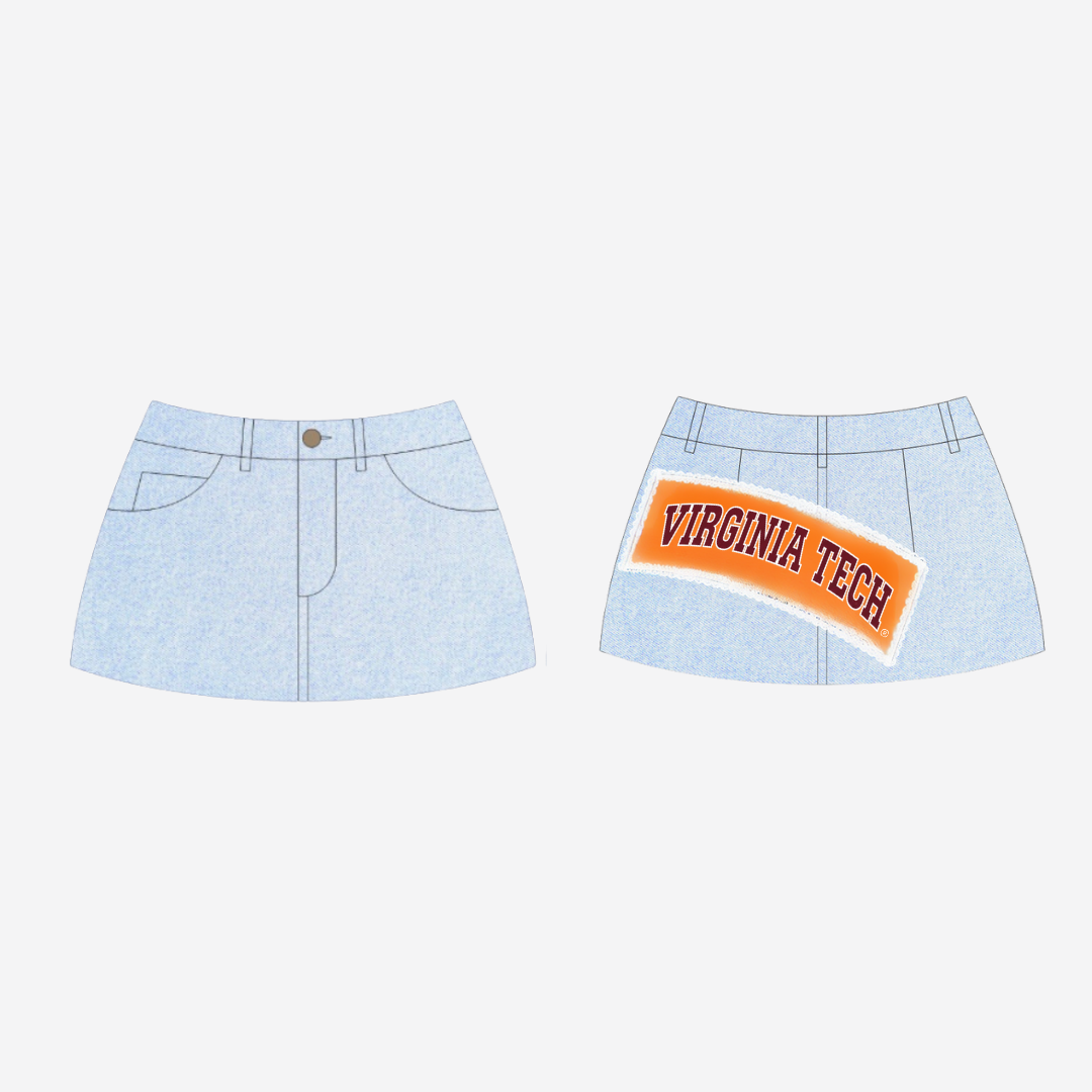 Vt Denim Skirt (Vintage)