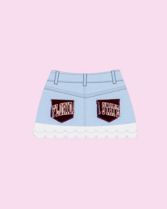 FSU Vintage Dennim Skirt (2 pocket)