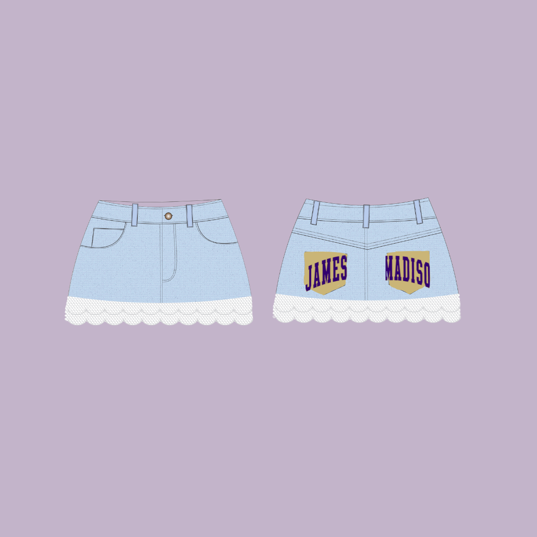 James Madison Lacey Double Pocket Skirt