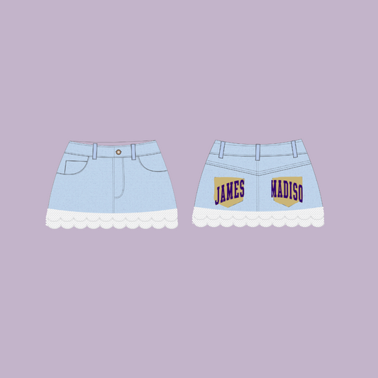 James Madison Lacey Double Pocket Skirt