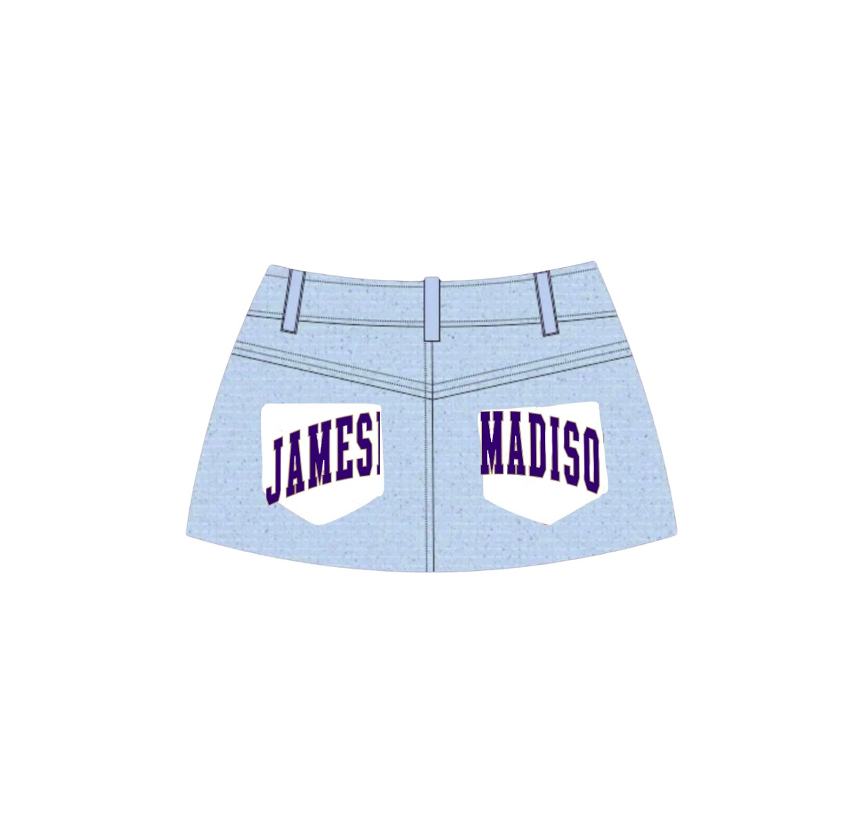 James Madison Dukes Double Pocket Skirt