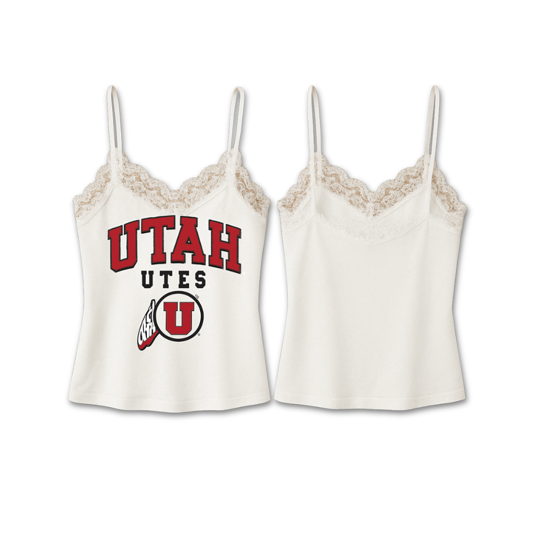 Utah White Lace Cami