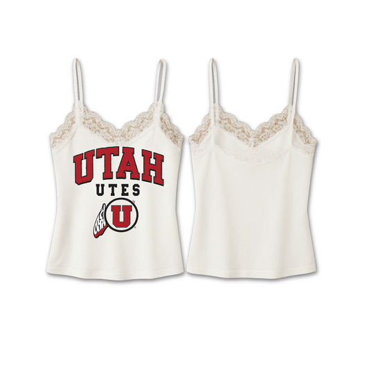 Utah White Lace Cami