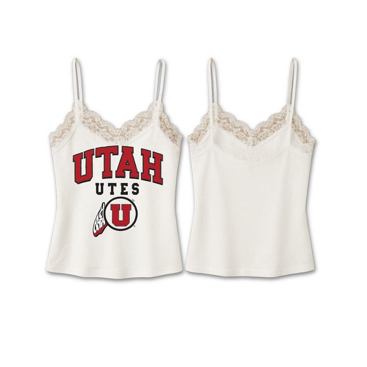 Utah White Lace Cami