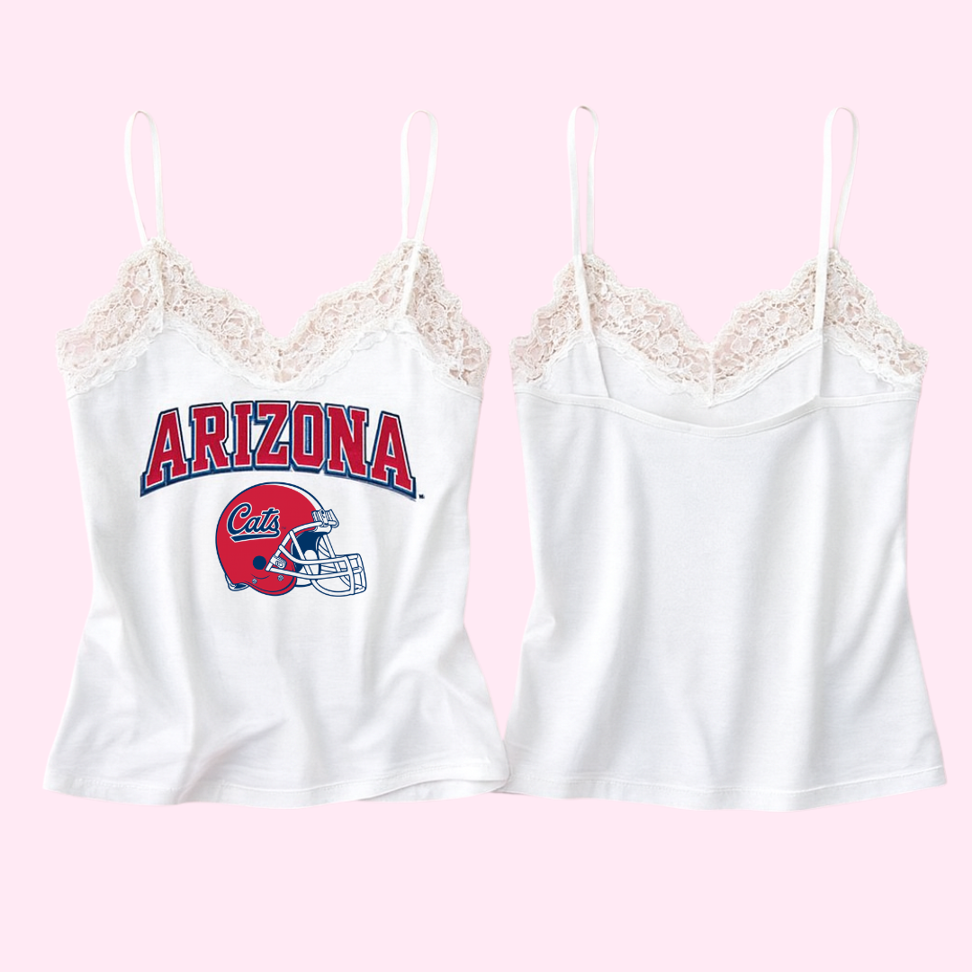 *new* University of Arizona Lace Cami