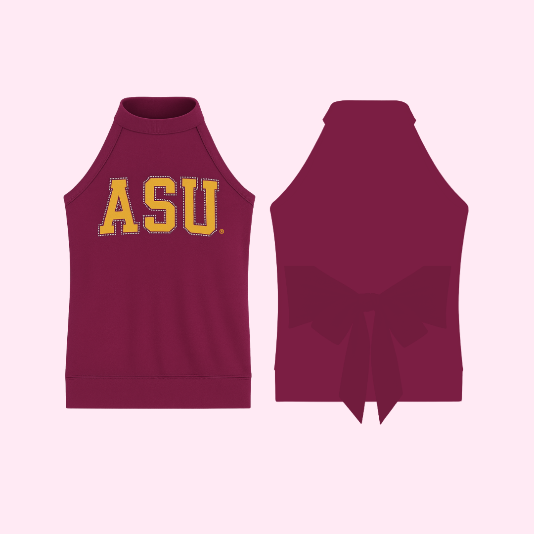 *new* Bedazzled Arizona State High-Neck