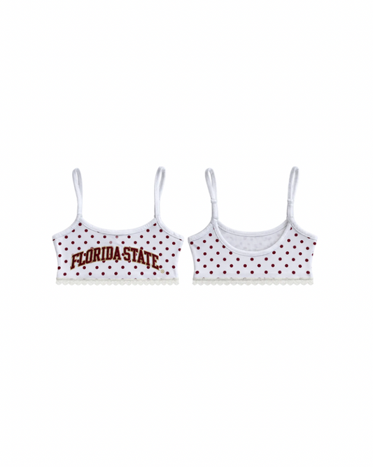 FSU Polka Dot Bra
