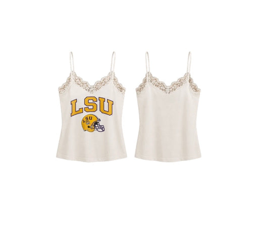 LSU Lace Cami