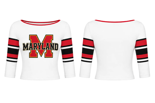 The Playbook Terps 3/4 Sleeve