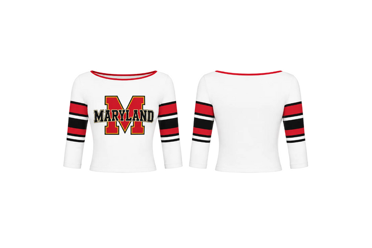 The Playbook Terps 3/4 Sleeve