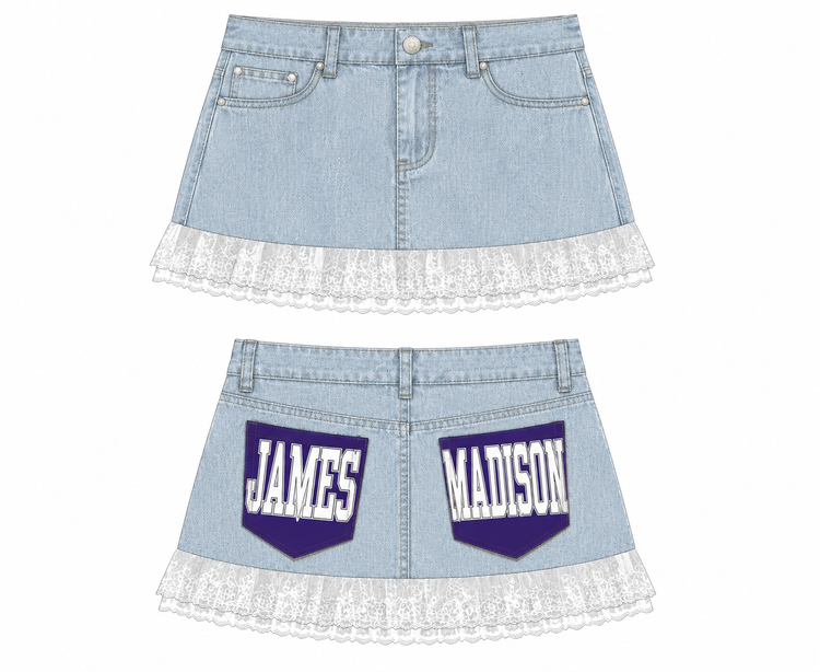James Madison Lacey Double Pocket Skirt
