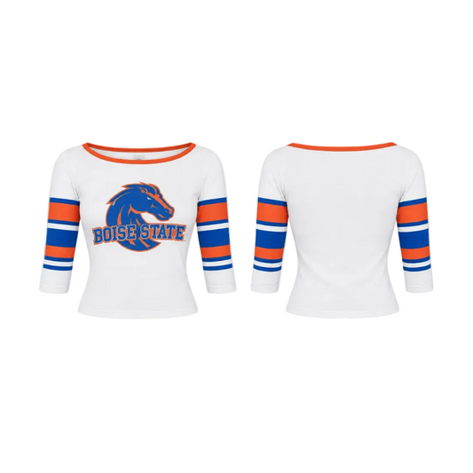 The Playbook Broncos  3/4 Sleeve
