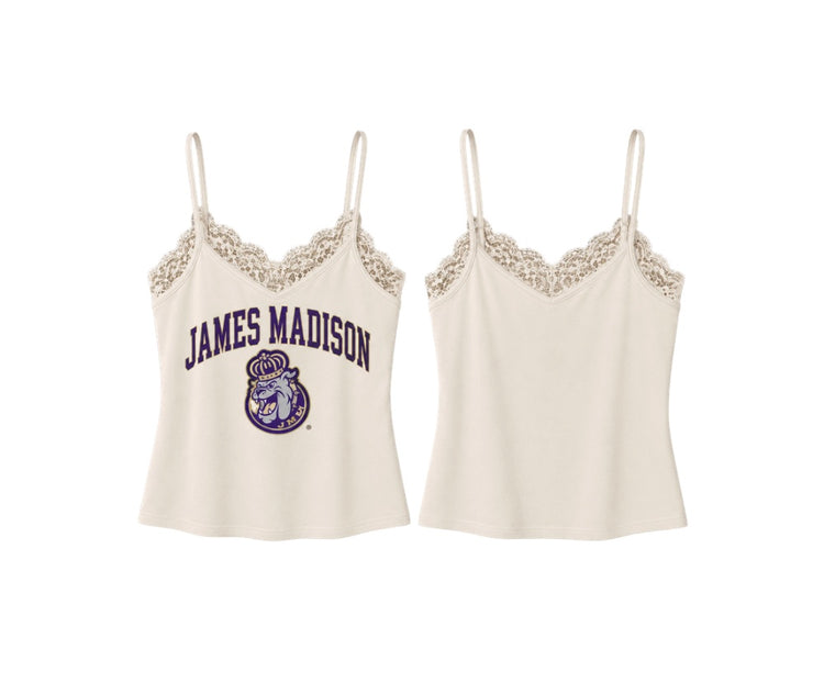 JMU  White Lace Cami