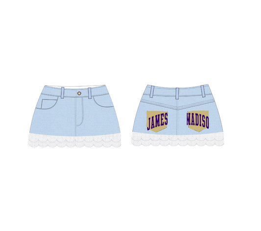 James Madison Lacey Double Pocket Skirt