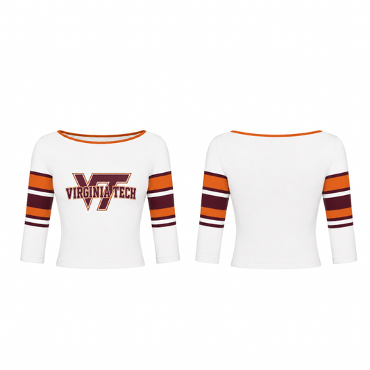 The Playbook Hokies  3/4 Sleeve